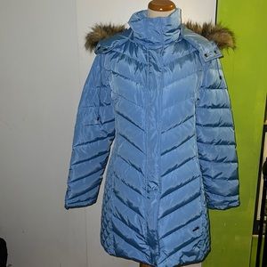 Large blue down jacket brand new